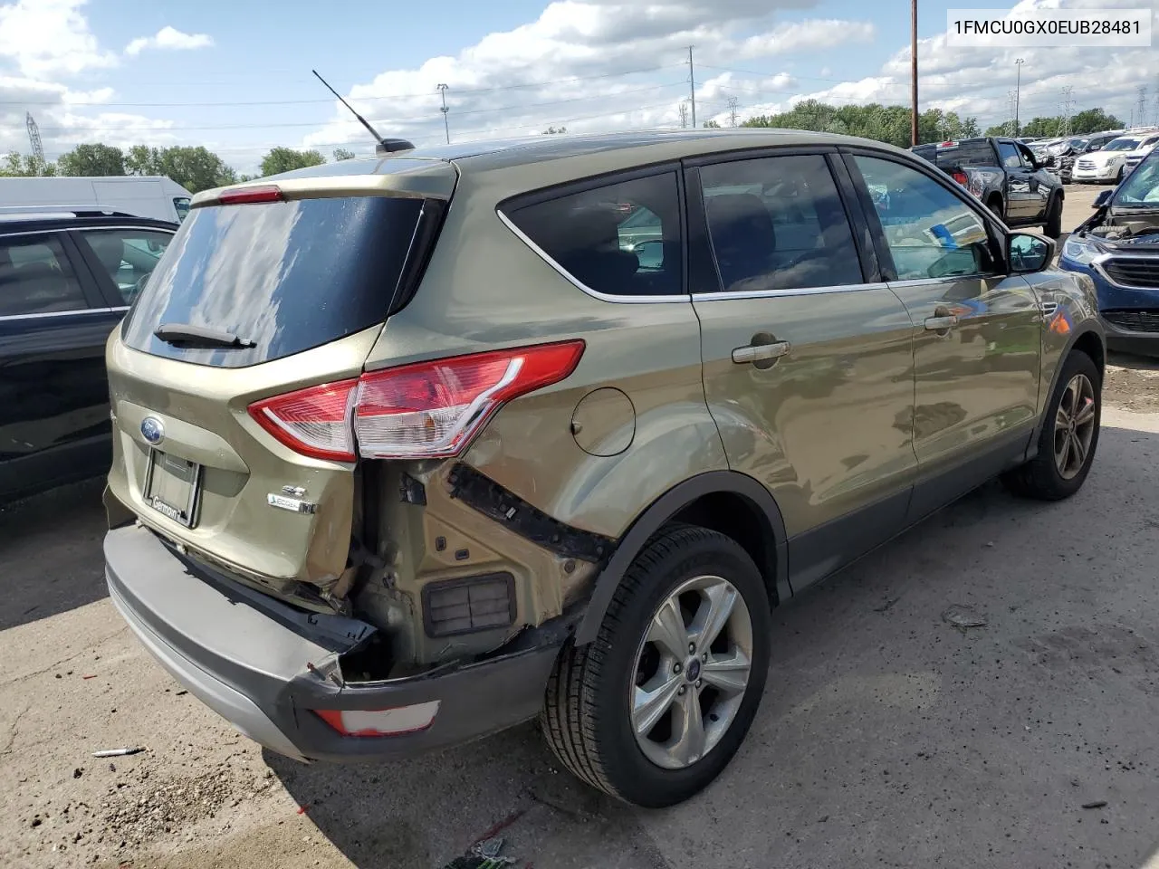 2014 Ford Escape Se VIN: 1FMCU0GX0EUB28481 Lot: 67891604