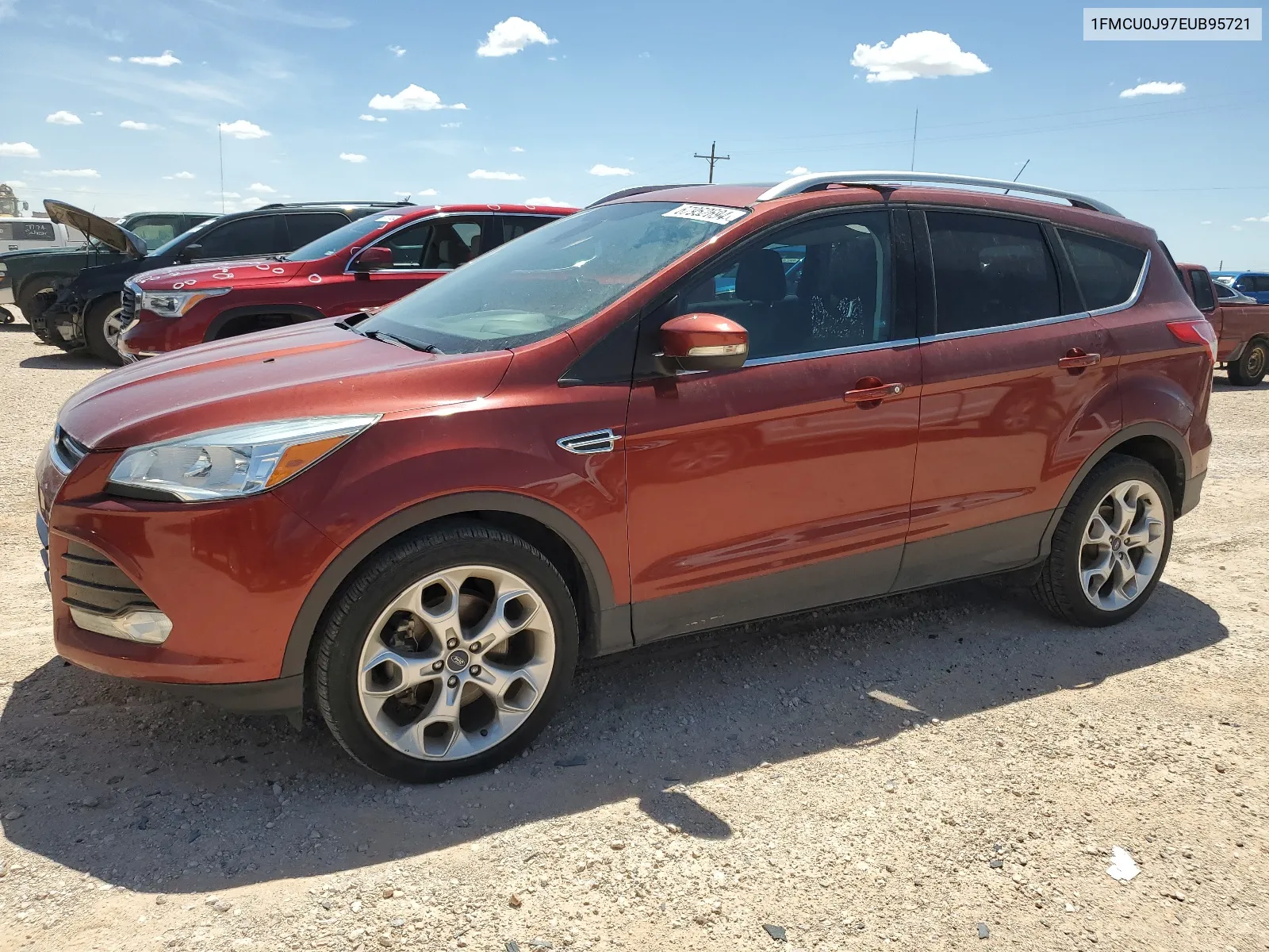 2014 Ford Escape Titanium VIN: 1FMCU0J97EUB95721 Lot: 67952694