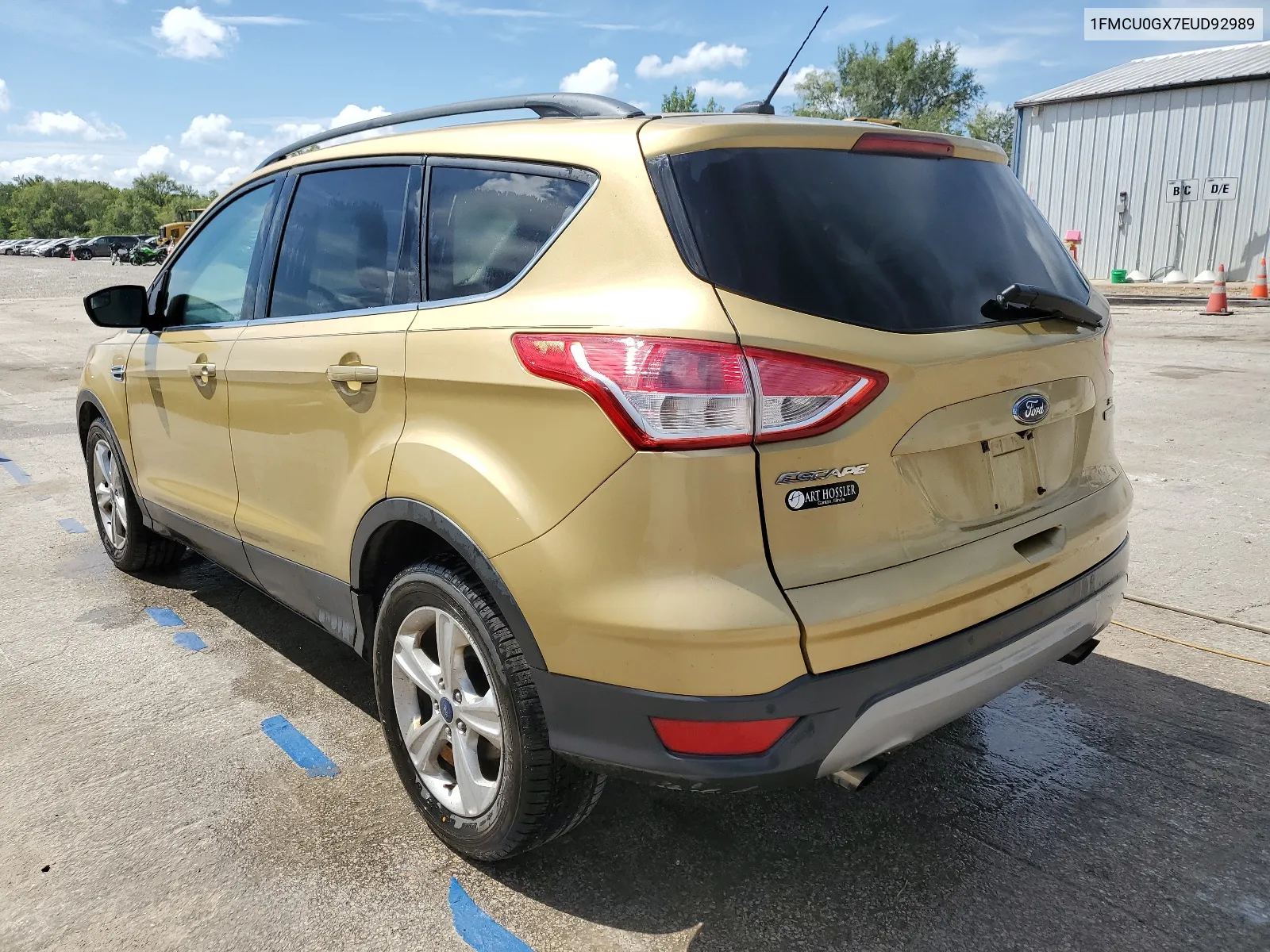 2014 Ford Escape Se VIN: 1FMCU0GX7EUD92989 Lot: 67962694