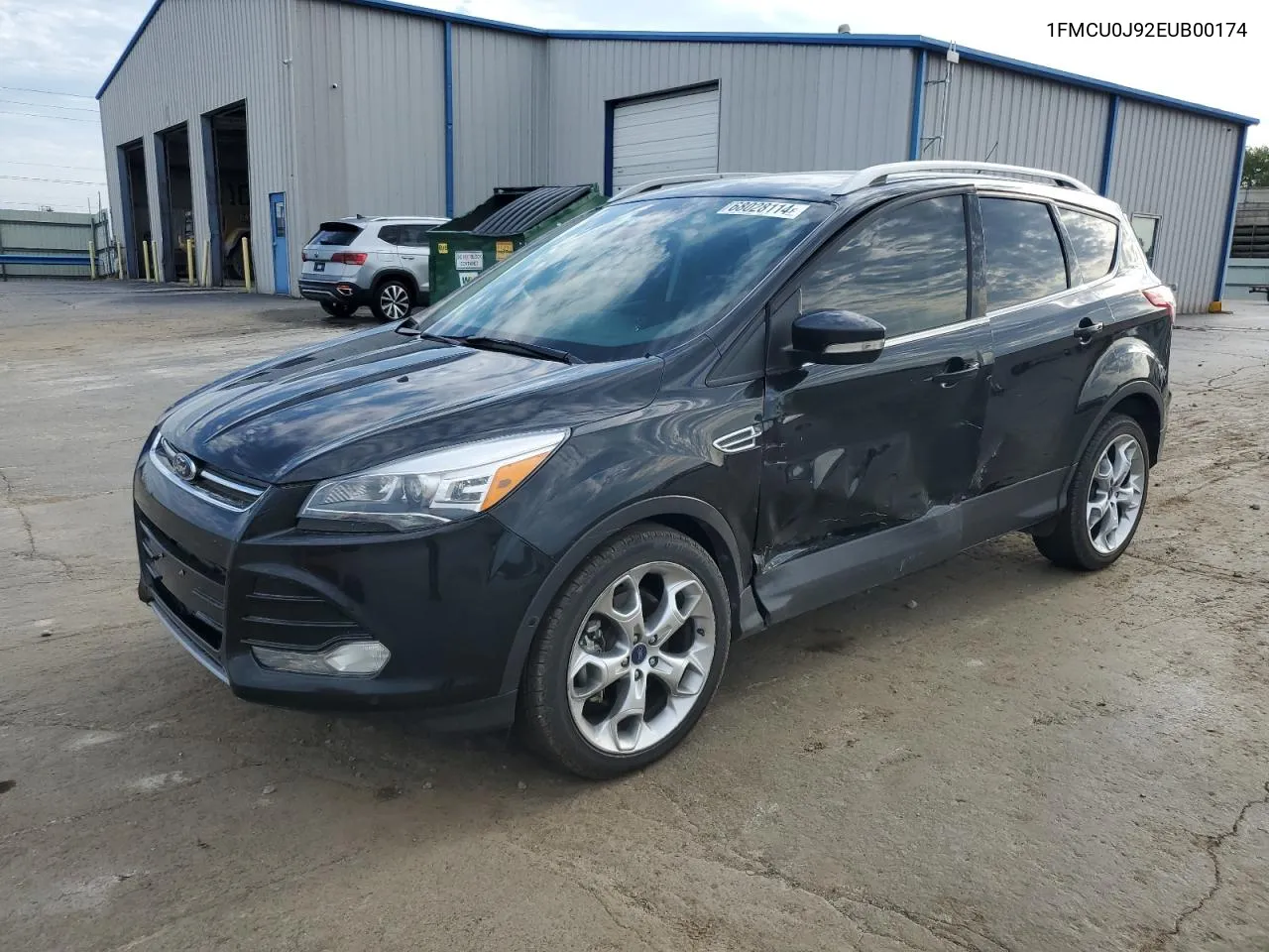 2014 Ford Escape Titanium VIN: 1FMCU0J92EUB00174 Lot: 68028114