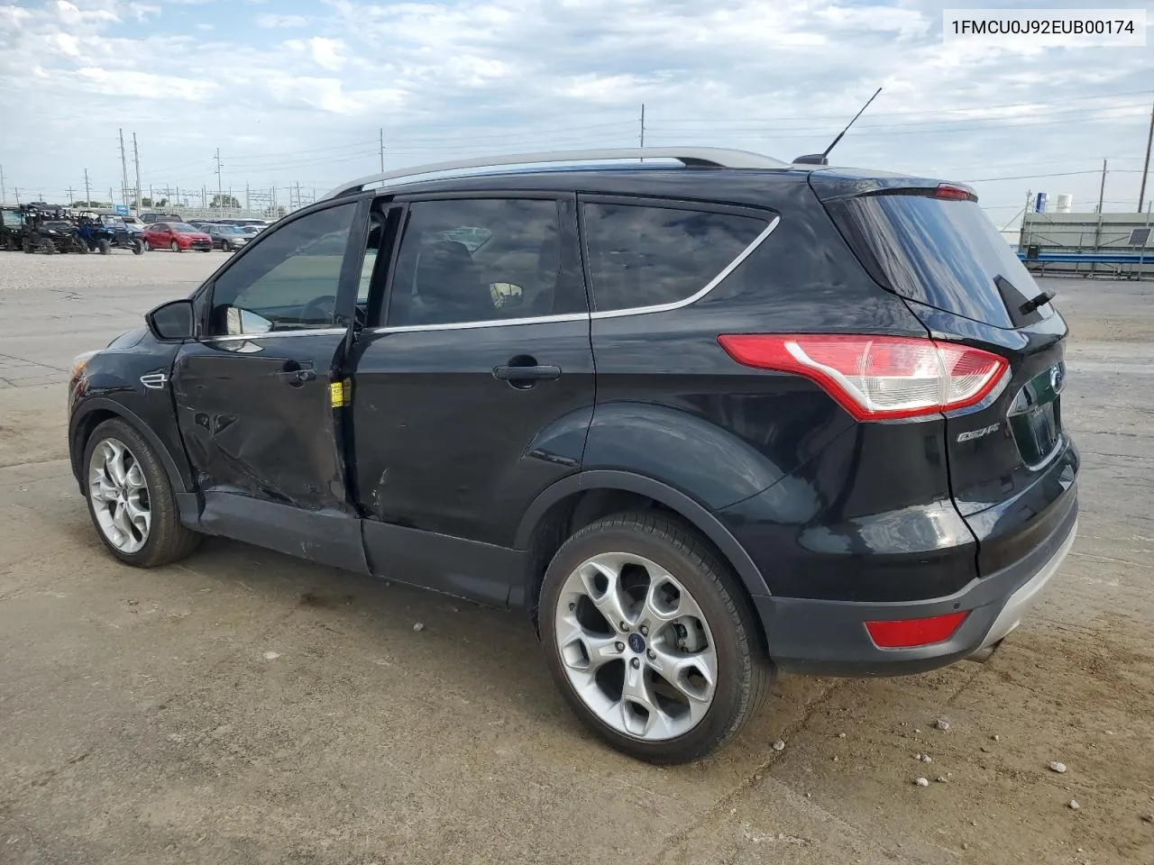 2014 Ford Escape Titanium VIN: 1FMCU0J92EUB00174 Lot: 68028114