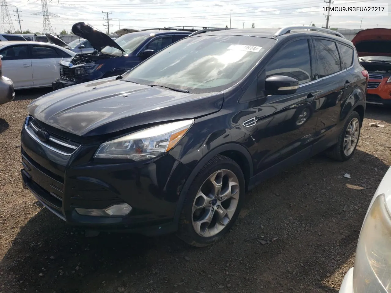 2014 Ford Escape Titanium VIN: 1FMCU9J93EUA22217 Lot: 68040614