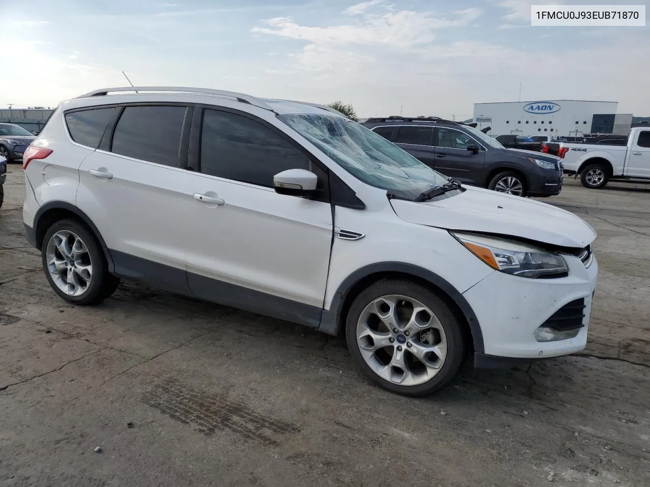 2014 Ford Escape Titanium VIN: 1FMCU0J93EUB71870 Lot: 68135344