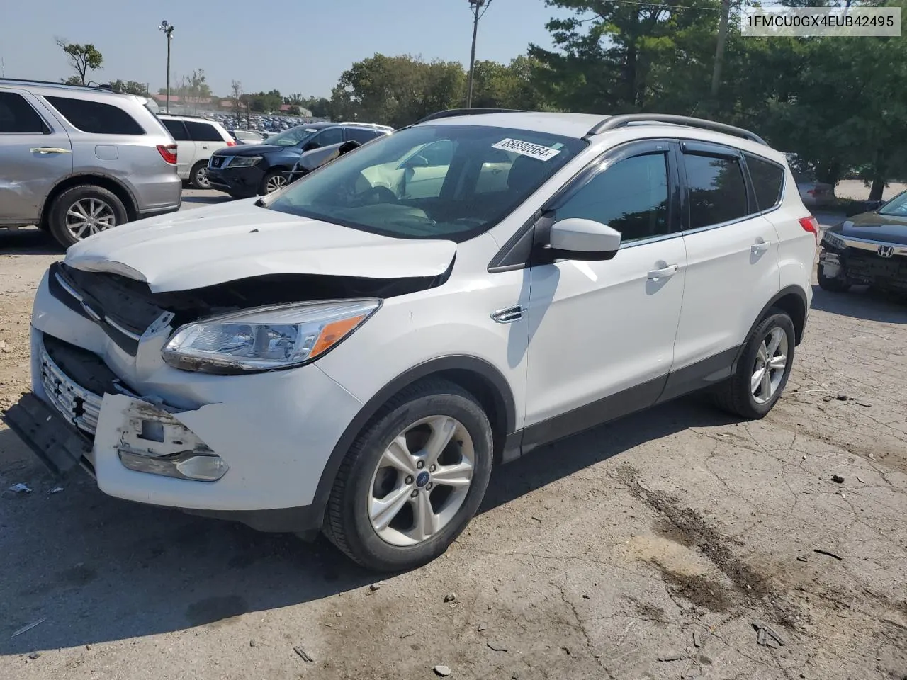 2014 Ford Escape Se VIN: 1FMCU0GX4EUB42495 Lot: 68890564