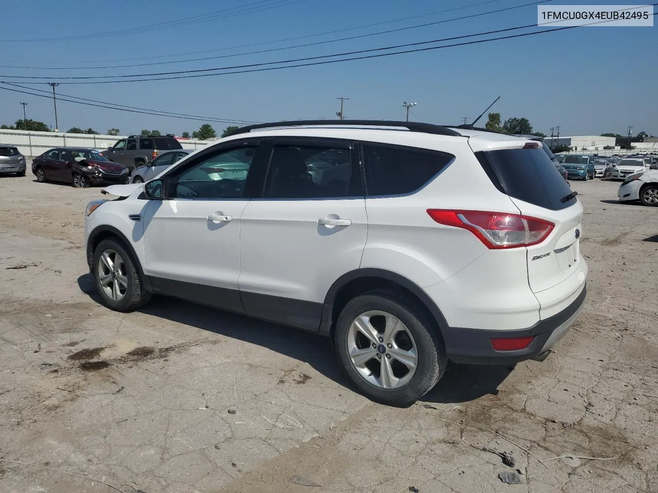 2014 Ford Escape Se VIN: 1FMCU0GX4EUB42495 Lot: 68890564