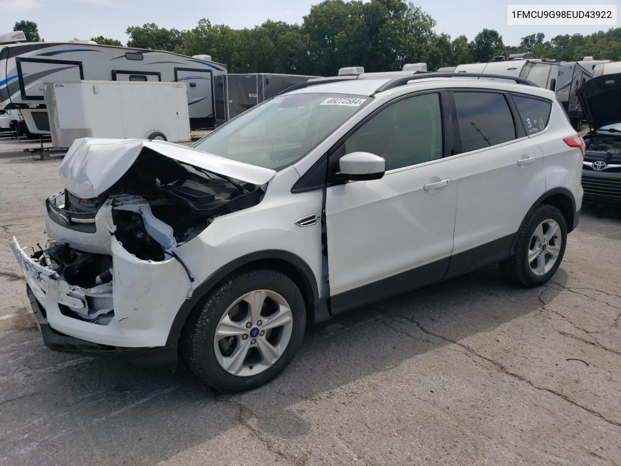 2014 Ford Escape Se VIN: 1FMCU9G98EUD43922 Lot: 69272584