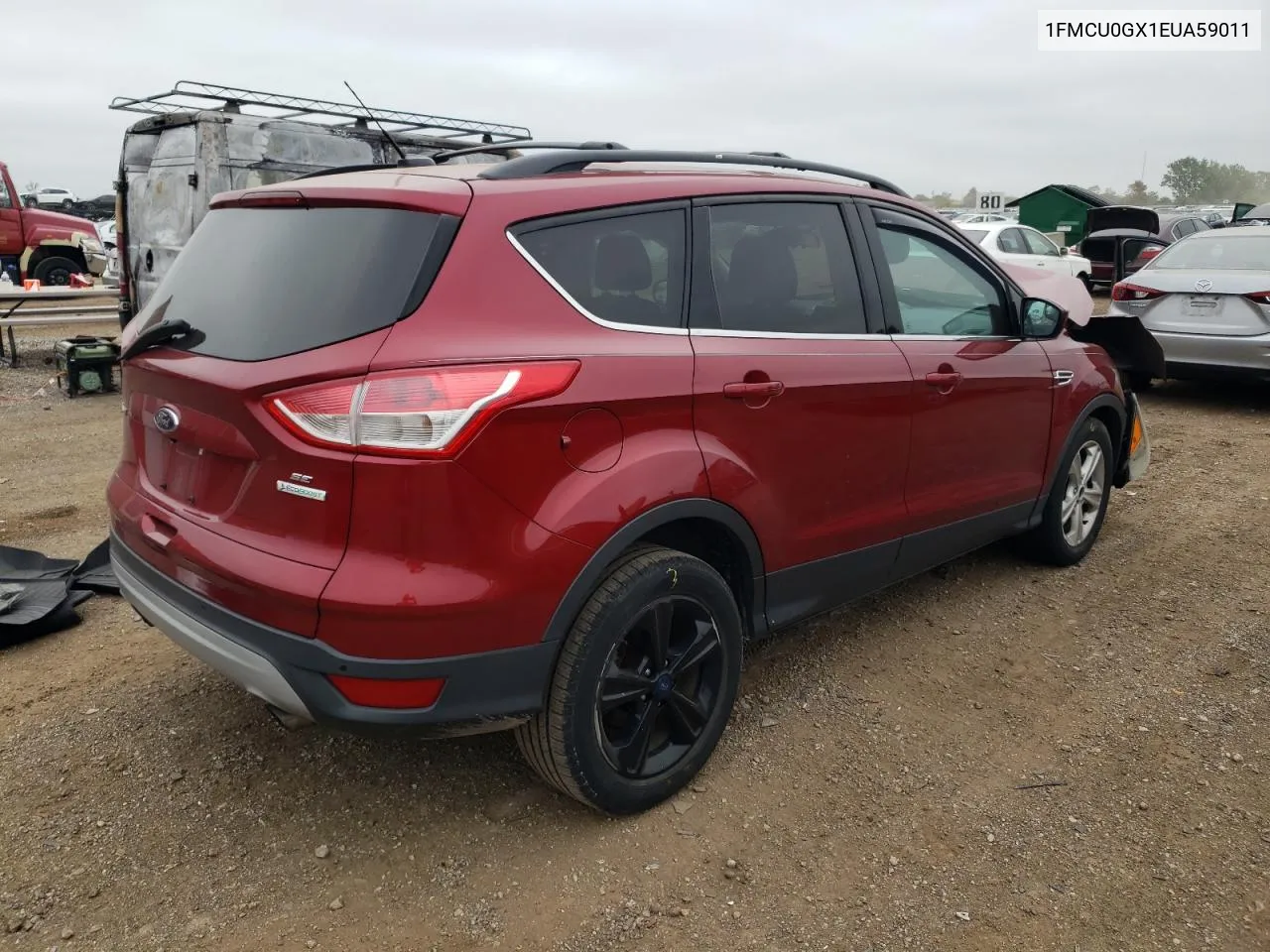 2014 Ford Escape Se VIN: 1FMCU0GX1EUA59011 Lot: 69401054