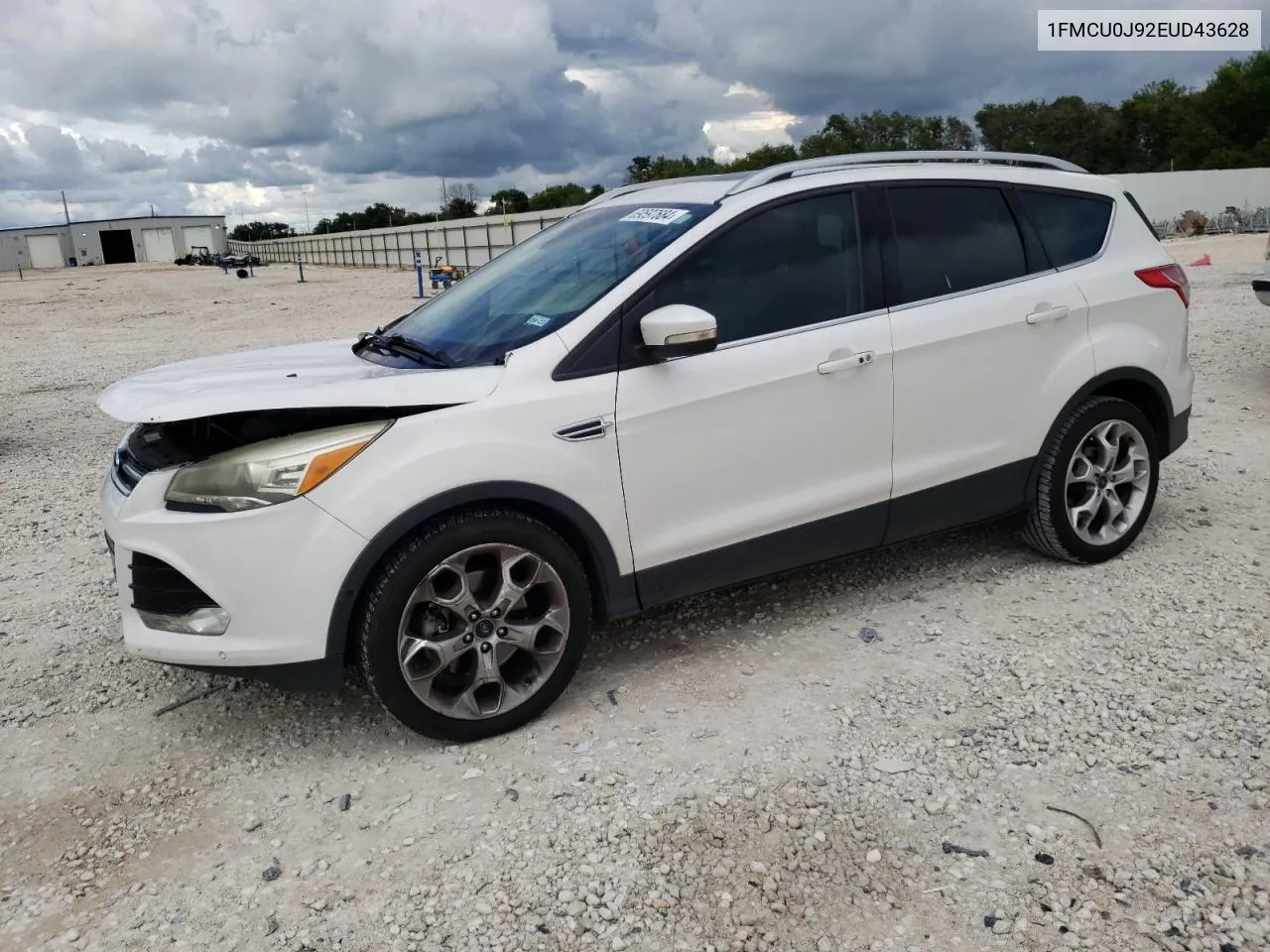 2014 Ford Escape Titanium VIN: 1FMCU0J92EUD43628 Lot: 69597684