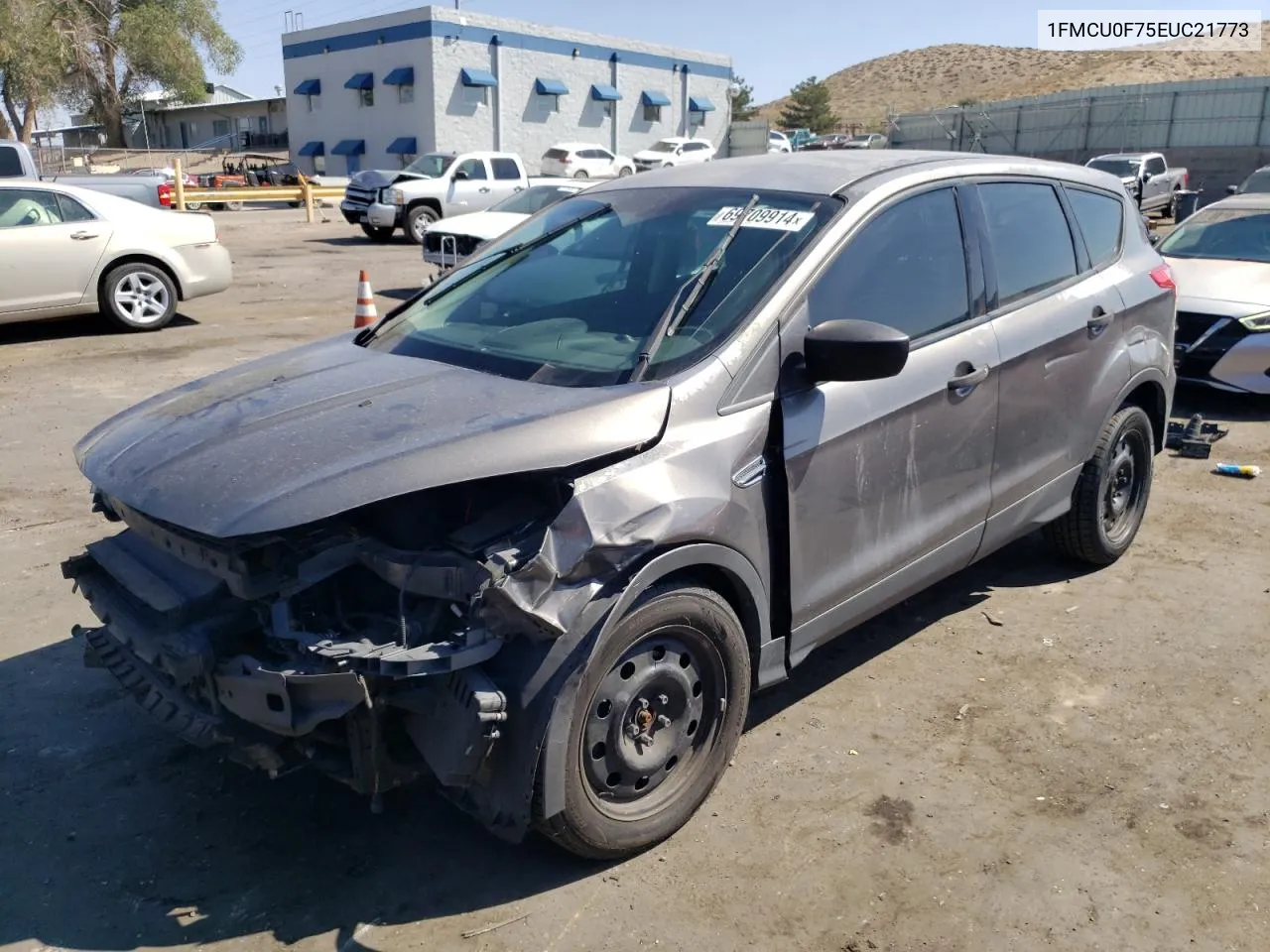 2014 Ford Escape S VIN: 1FMCU0F75EUC21773 Lot: 69709914