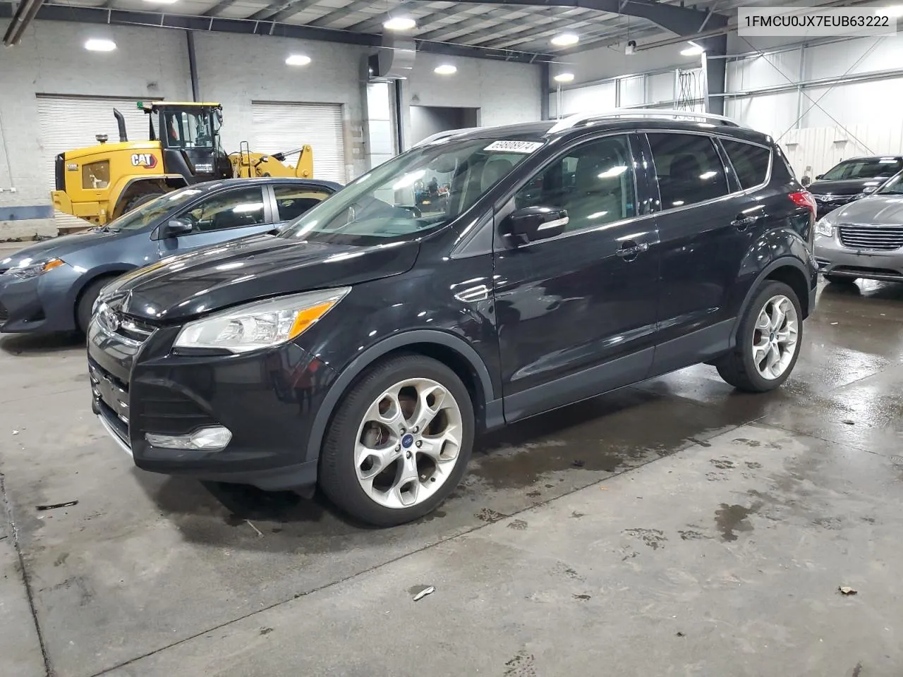 2014 Ford Escape Titanium VIN: 1FMCU0JX7EUB63222 Lot: 69808974