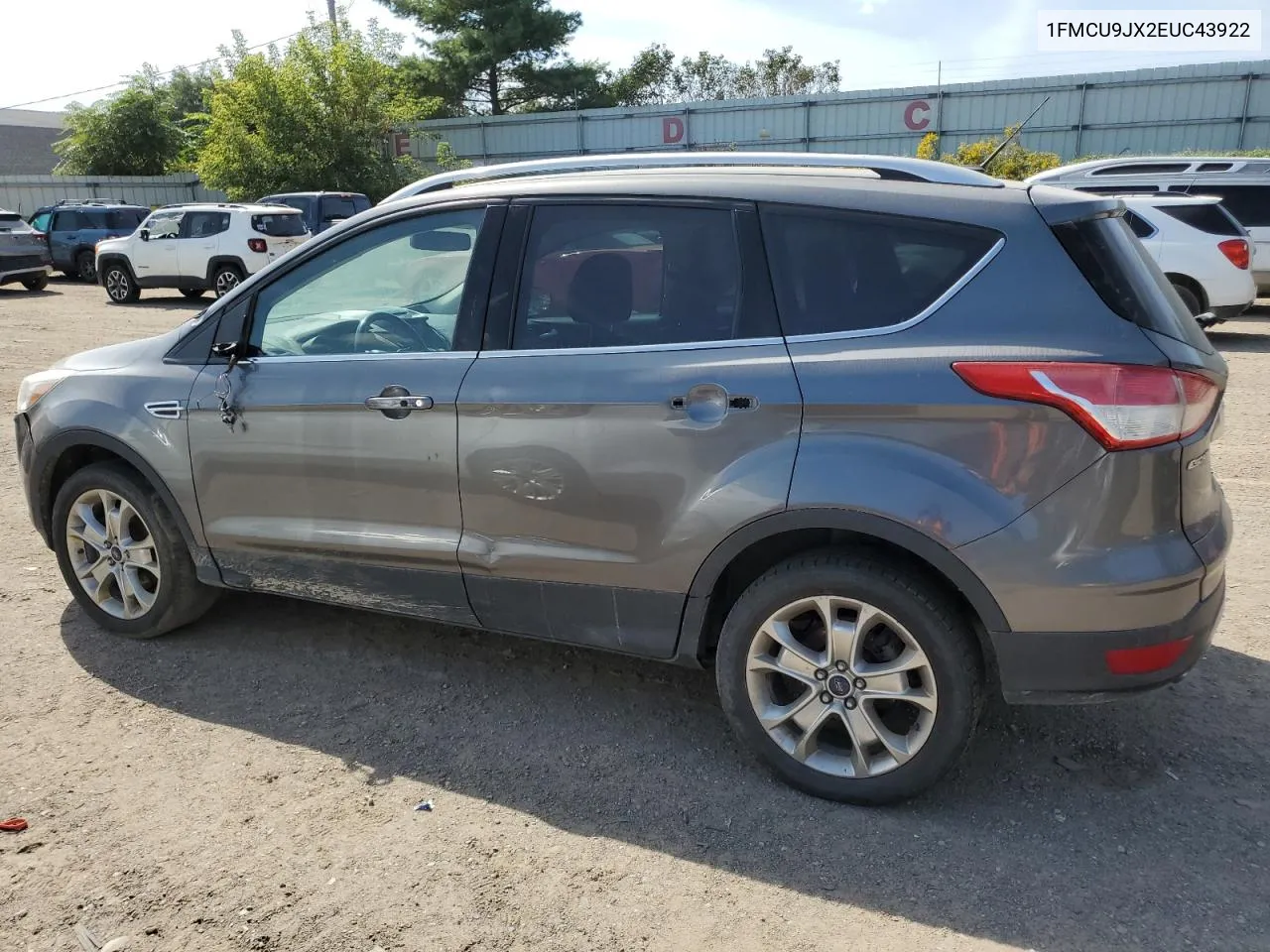 2014 Ford Escape Titanium VIN: 1FMCU9JX2EUC43922 Lot: 70150614