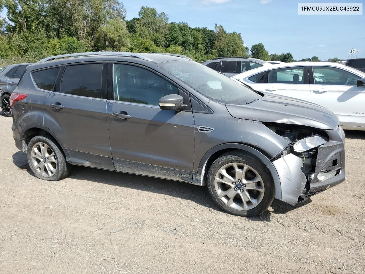 2014 Ford Escape Titanium VIN: 1FMCU9JX2EUC43922 Lot: 70150614