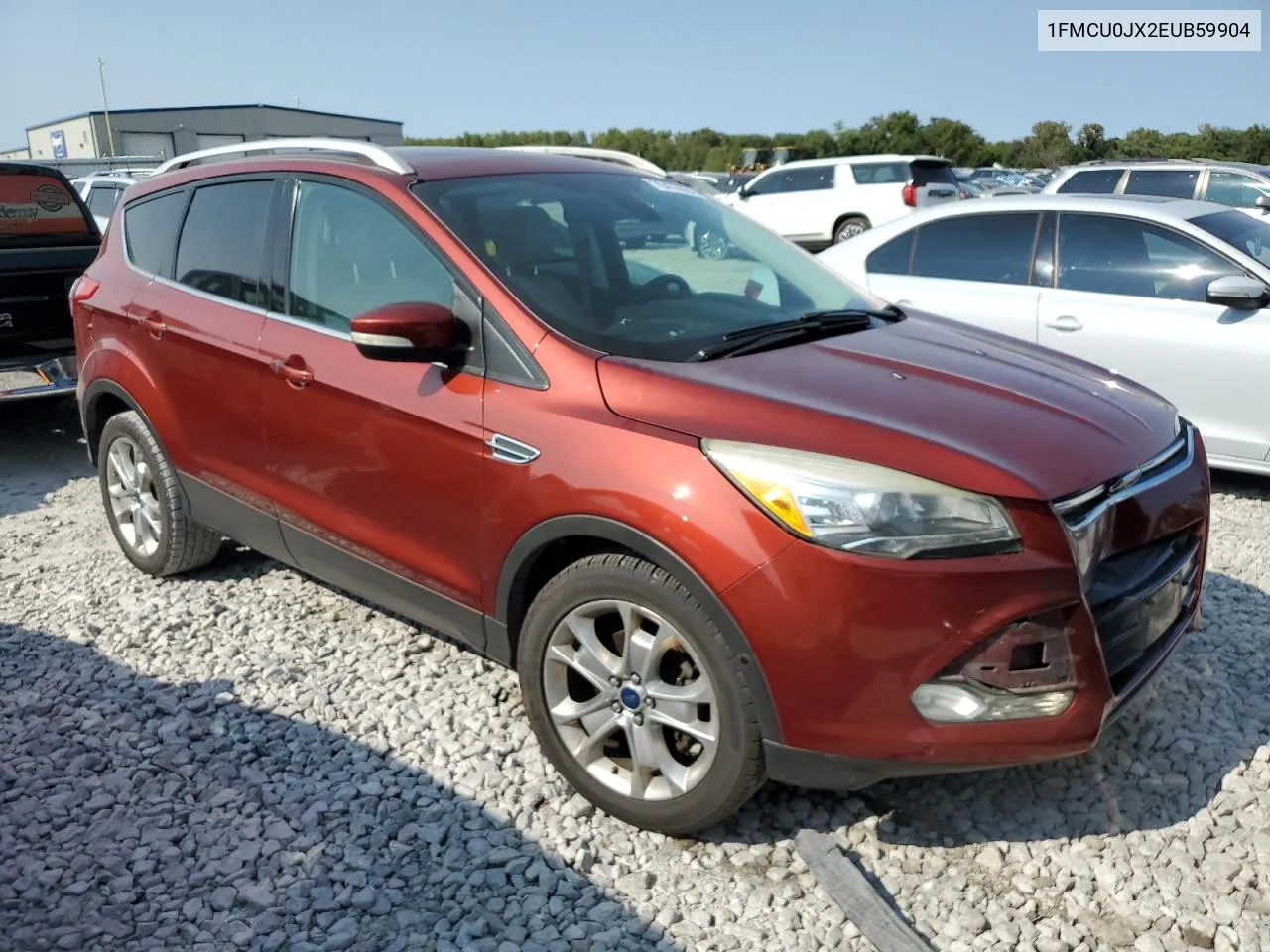 1FMCU0JX2EUB59904 2014 Ford Escape Titanium