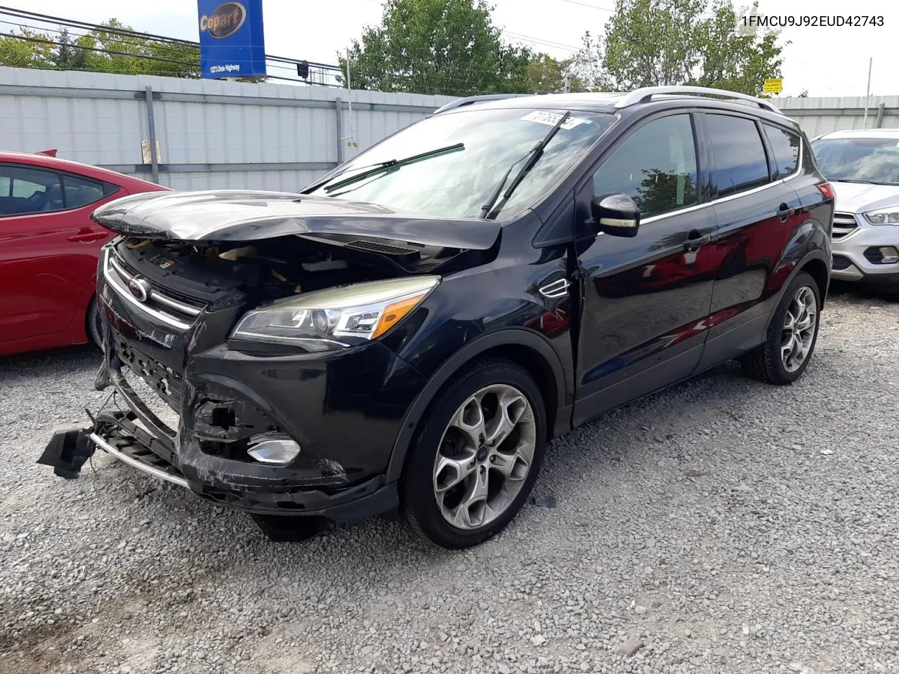 2014 Ford Escape Titanium VIN: 1FMCU9J92EUD42743 Lot: 70765364