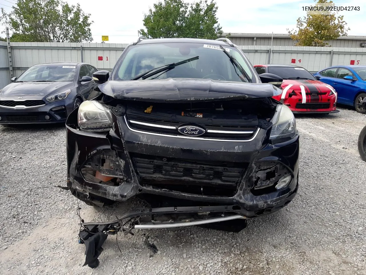 2014 Ford Escape Titanium VIN: 1FMCU9J92EUD42743 Lot: 70765364