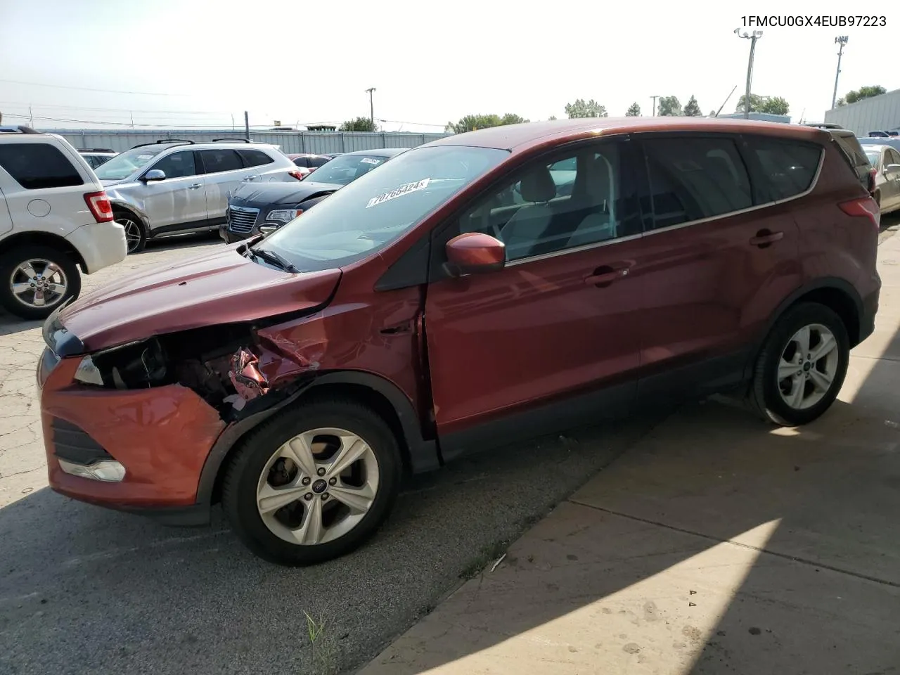 2014 Ford Escape Se VIN: 1FMCU0GX4EUB97223 Lot: 70765424