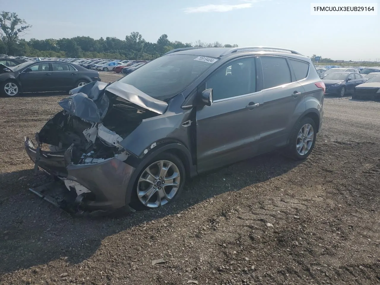 2014 Ford Escape Titanium VIN: 1FMCU0JX3EUB29164 Lot: 70819404