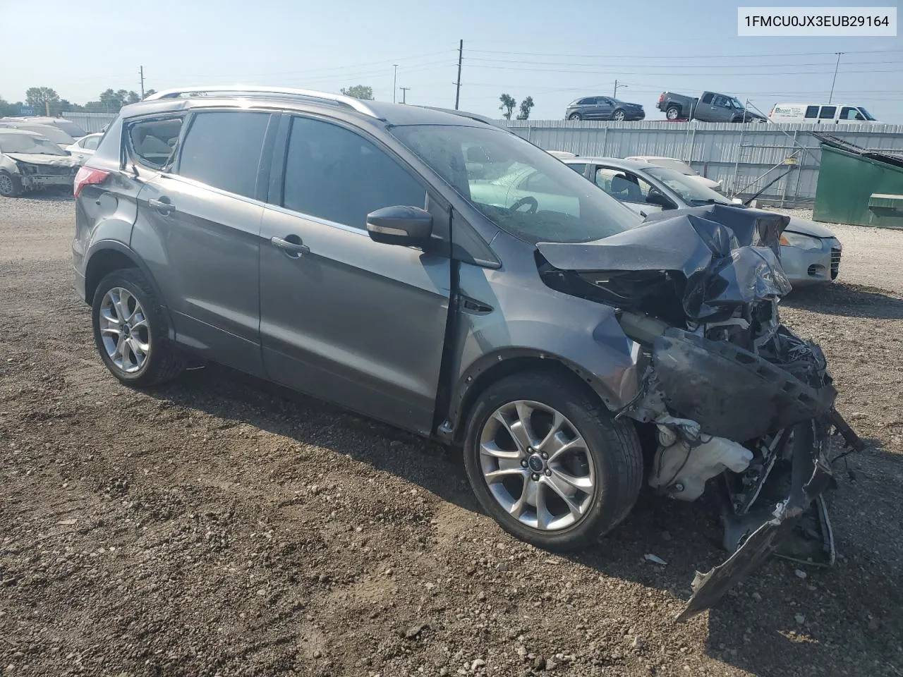 2014 Ford Escape Titanium VIN: 1FMCU0JX3EUB29164 Lot: 70819404