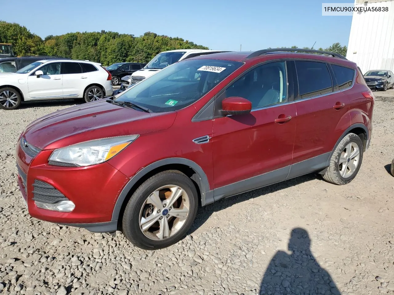 2014 Ford Escape Se VIN: 1FMCU9GXXEUA56838 Lot: 70819634