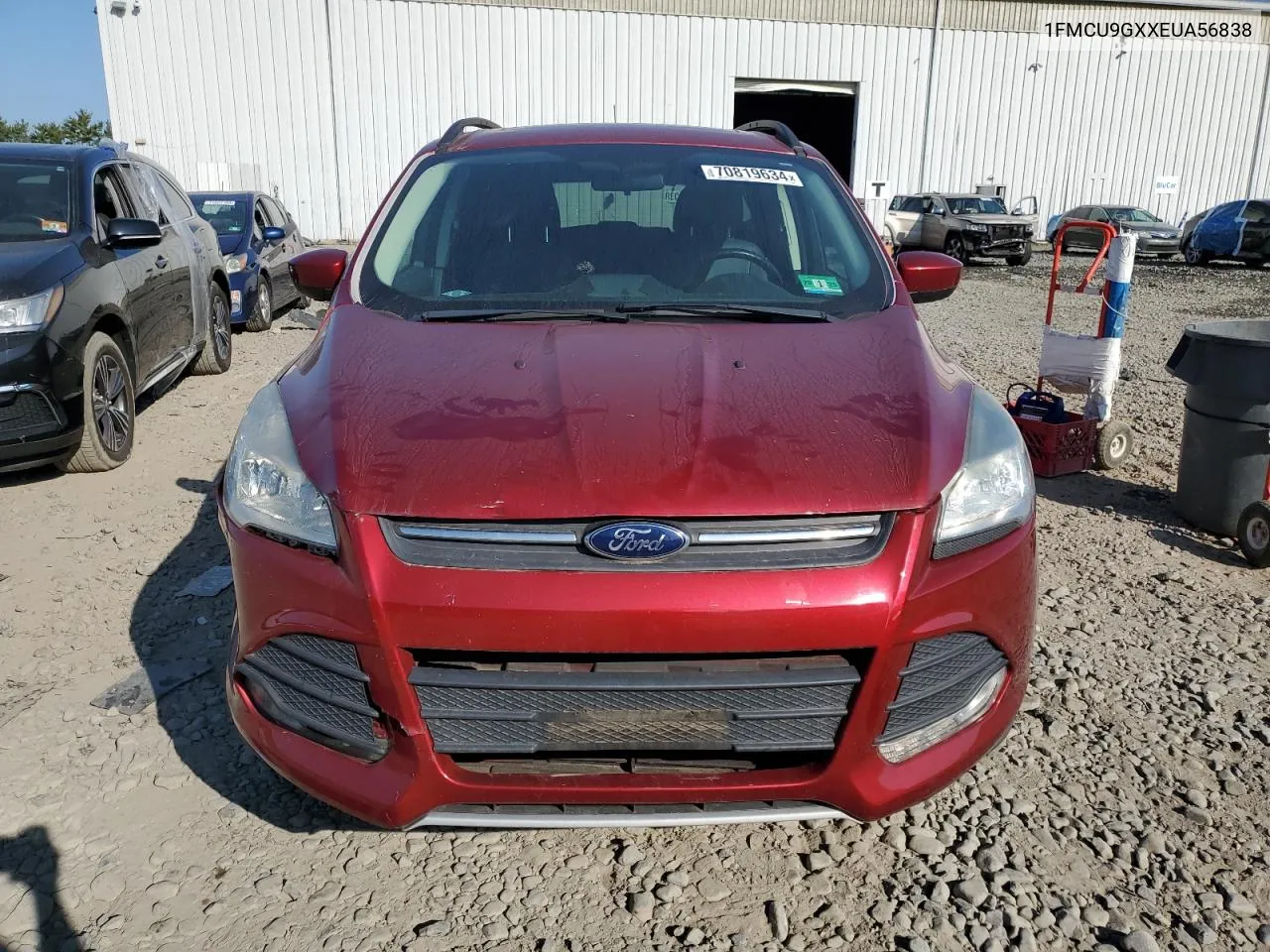 2014 Ford Escape Se VIN: 1FMCU9GXXEUA56838 Lot: 70819634