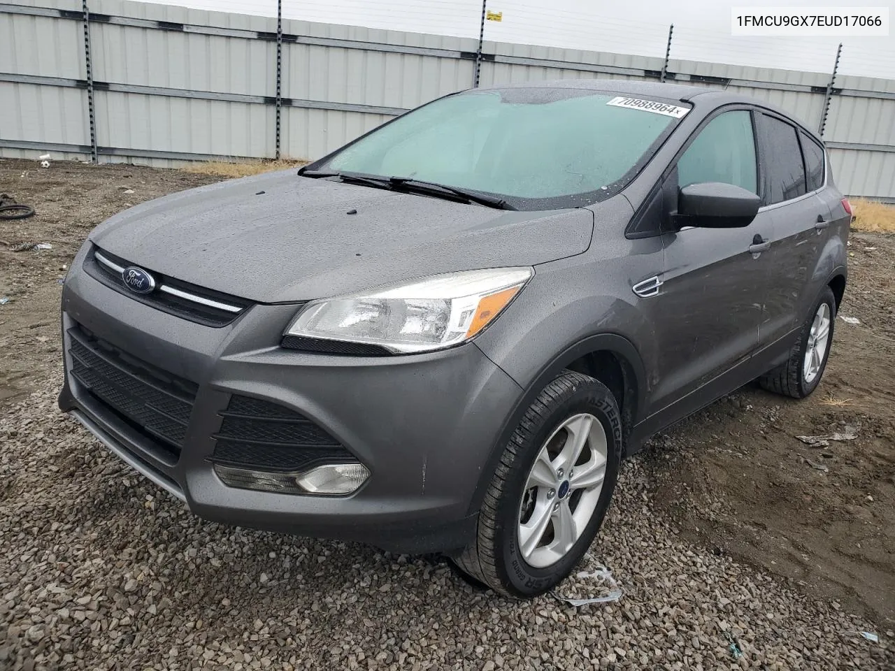 2014 Ford Escape Se VIN: 1FMCU9GX7EUD17066 Lot: 70988964