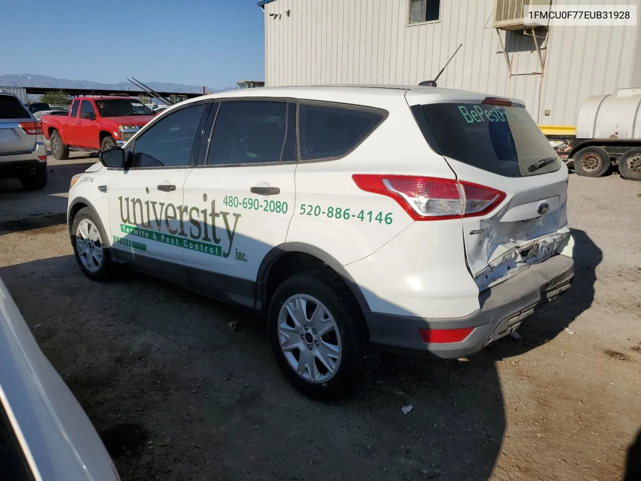 2014 Ford Escape S VIN: 1FMCU0F77EUB31928 Lot: 71028994