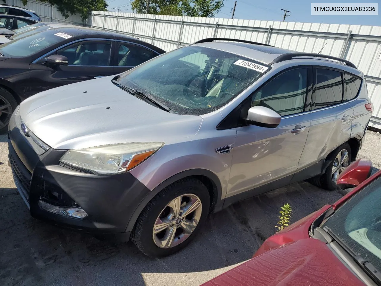 2014 Ford Escape Se VIN: 1FMCU0GX2EUA83236 Lot: 71042994