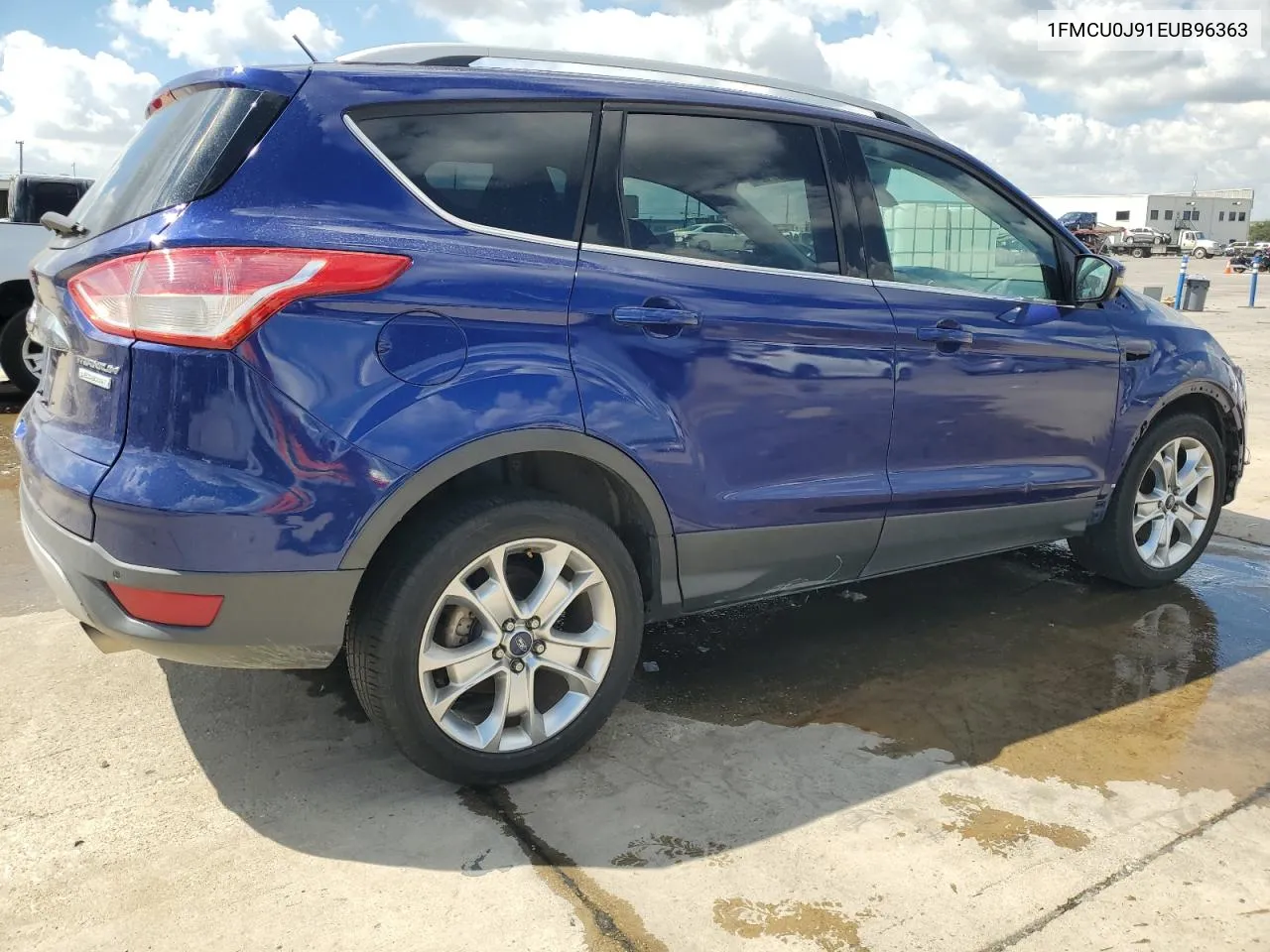 2014 Ford Escape Titanium VIN: 1FMCU0J91EUB96363 Lot: 71095124