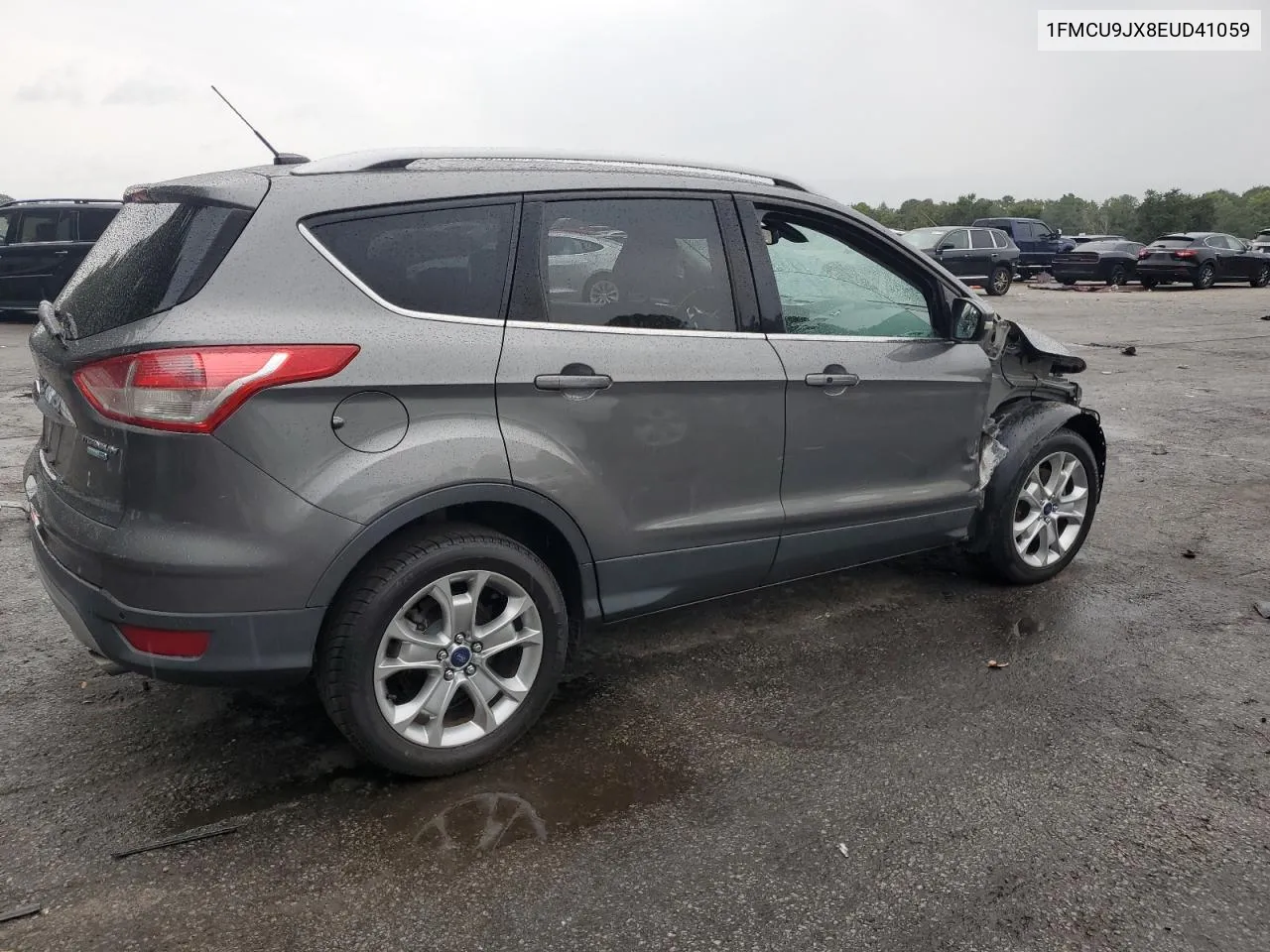 2014 Ford Escape Titanium VIN: 1FMCU9JX8EUD41059 Lot: 71149854