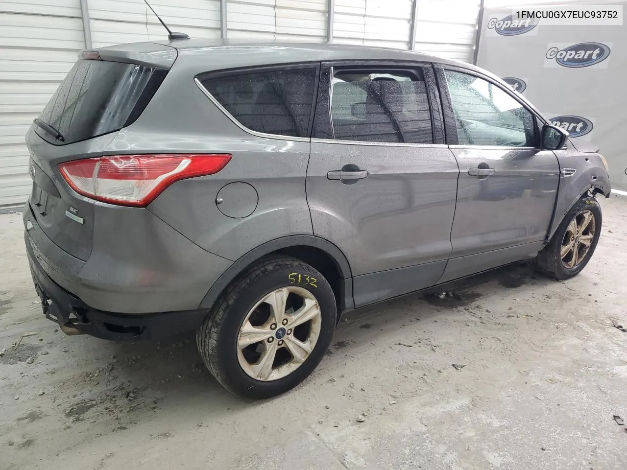 2014 Ford Escape Se VIN: 1FMCU0GX7EUC93752 Lot: 71274384