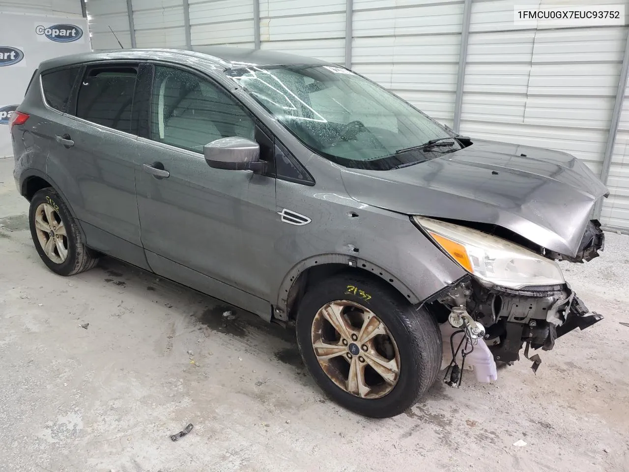 2014 Ford Escape Se VIN: 1FMCU0GX7EUC93752 Lot: 71274384