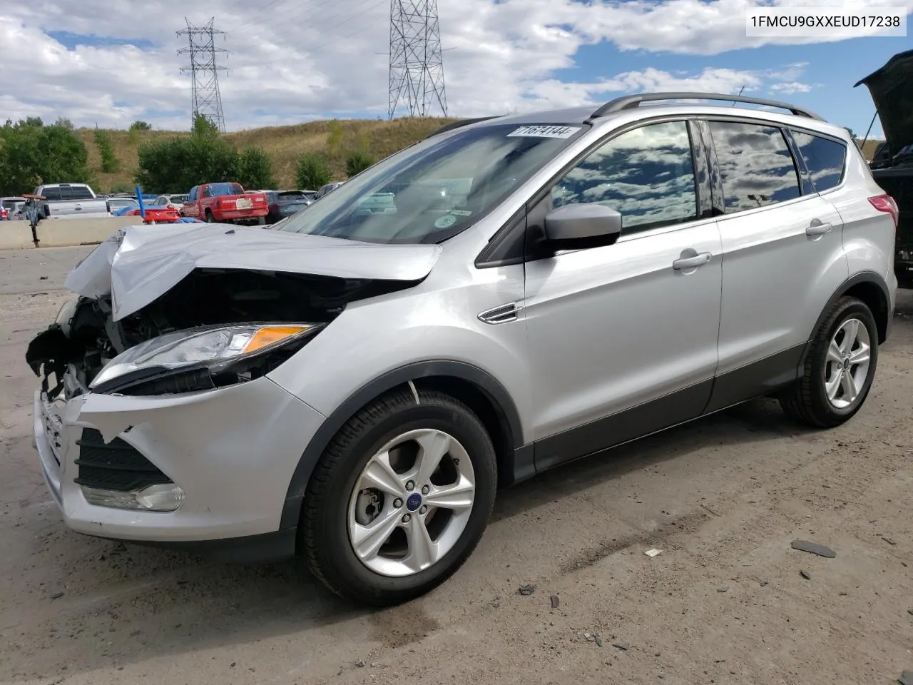 2014 Ford Escape Se VIN: 1FMCU9GXXEUD17238 Lot: 71674144