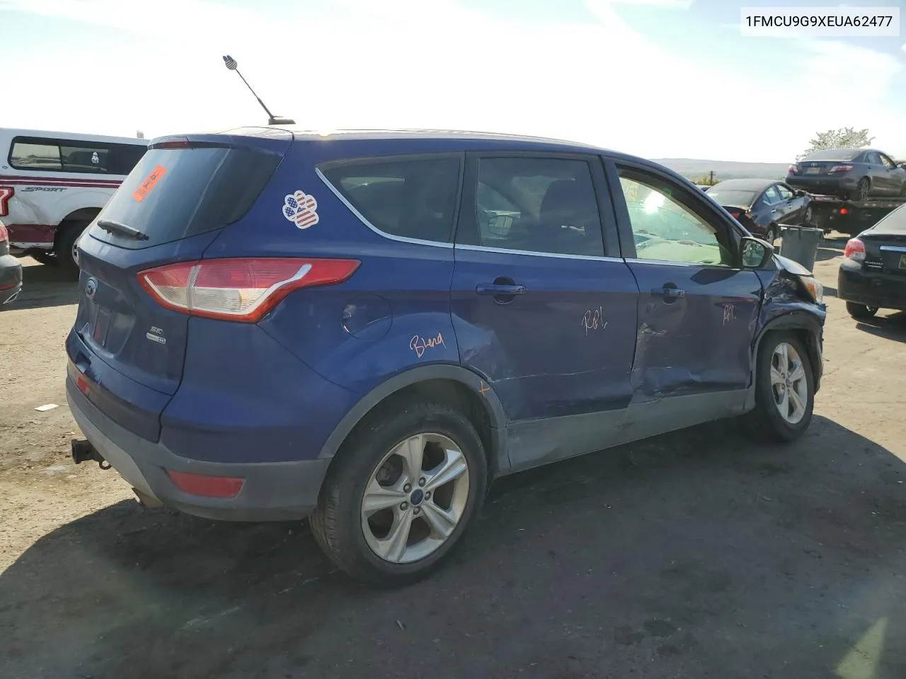 2014 Ford Escape Se VIN: 1FMCU9G9XEUA62477 Lot: 71679704