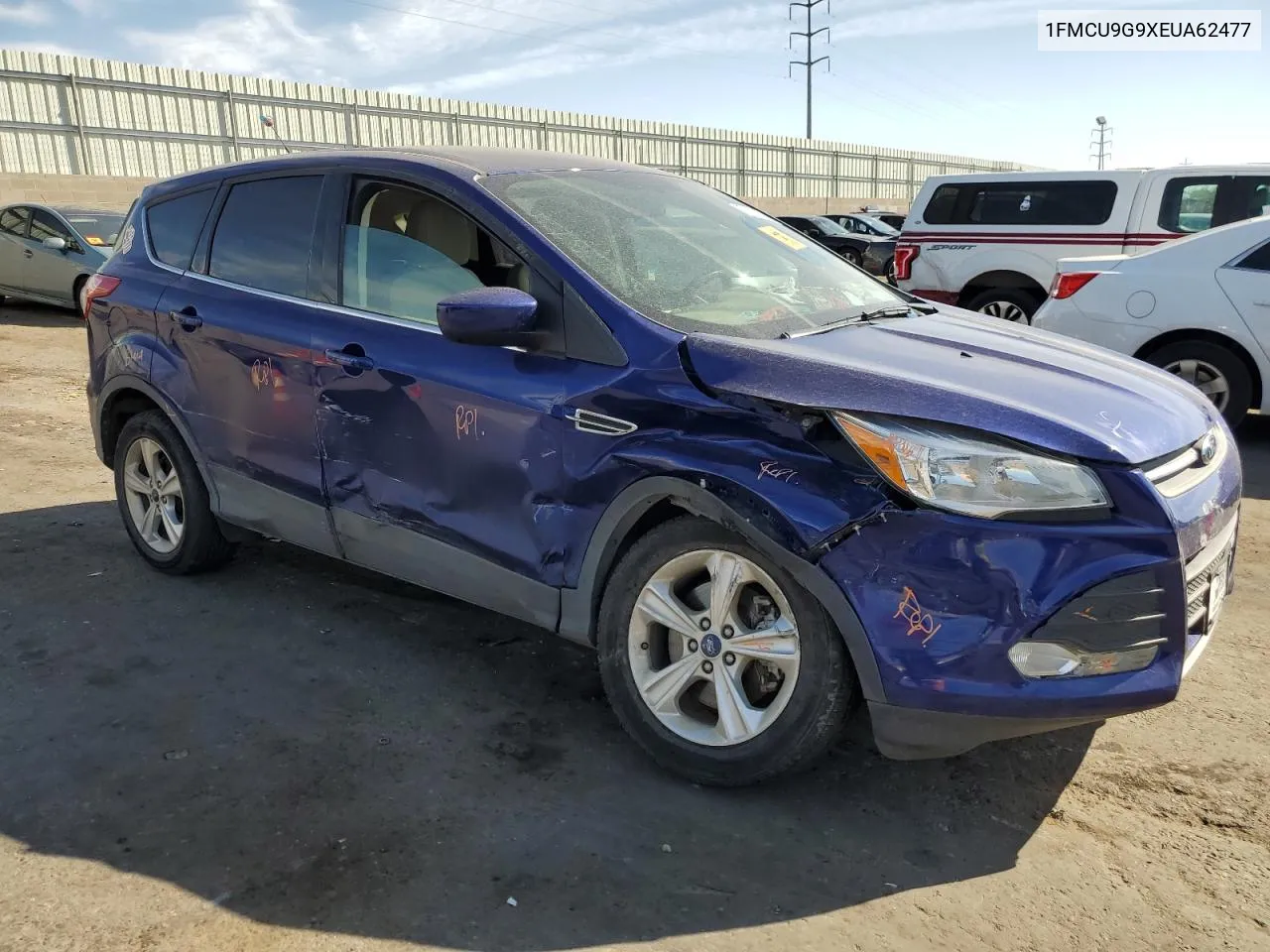 2014 Ford Escape Se VIN: 1FMCU9G9XEUA62477 Lot: 71679704