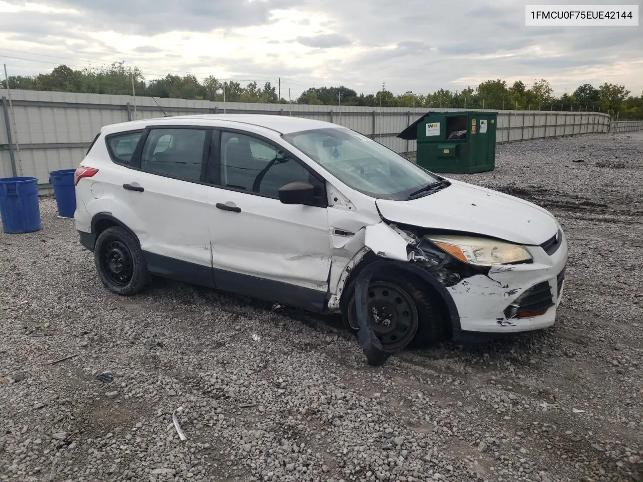 2014 Ford Escape S VIN: 1FMCU0F75EUE42144 Lot: 71808044