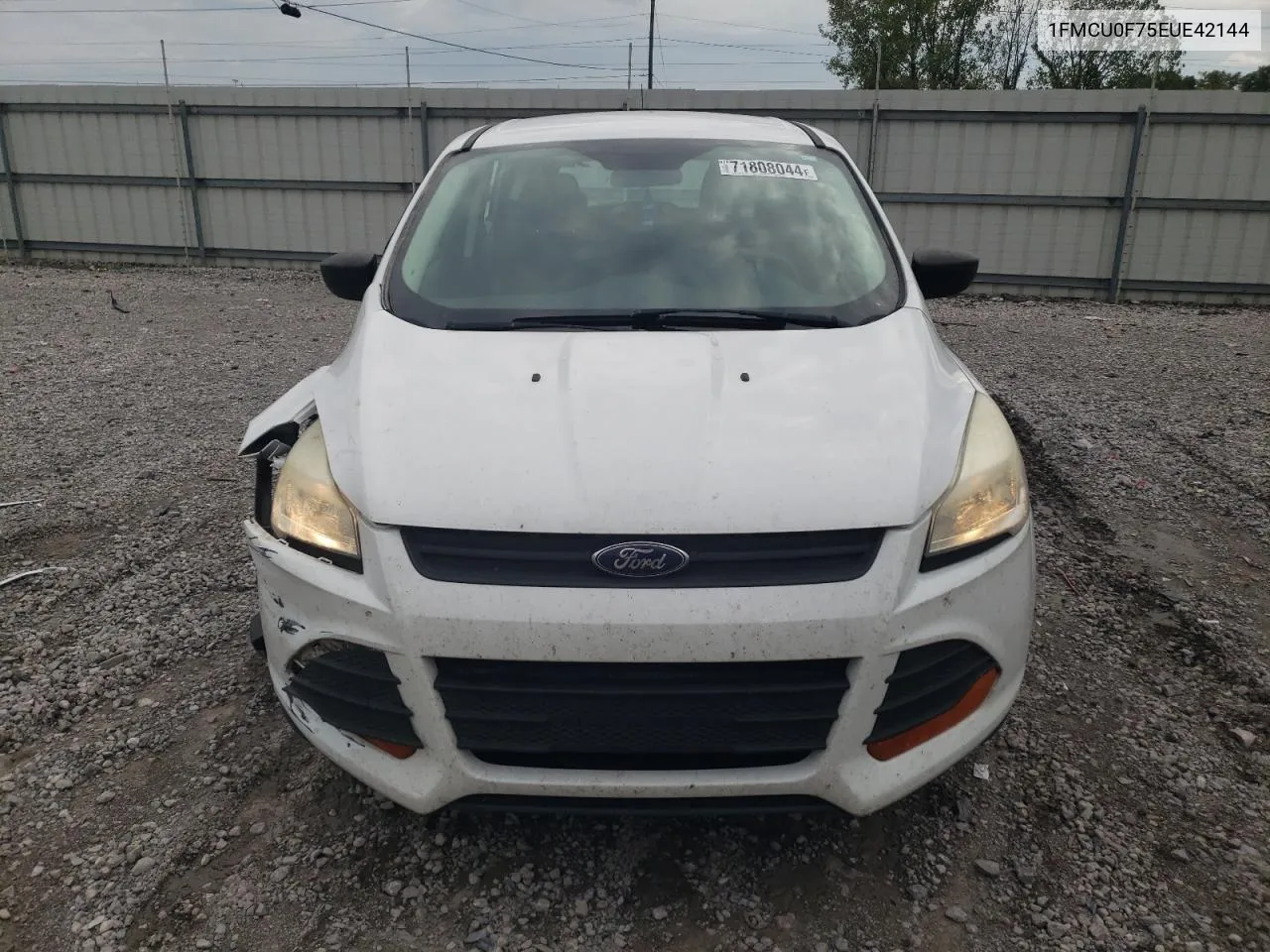 2014 Ford Escape S VIN: 1FMCU0F75EUE42144 Lot: 71808044