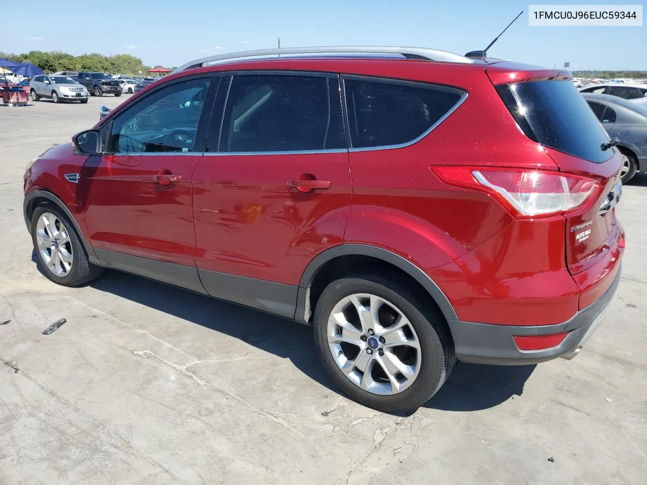 2014 Ford Escape Titanium VIN: 1FMCU0J96EUC59344 Lot: 72031494