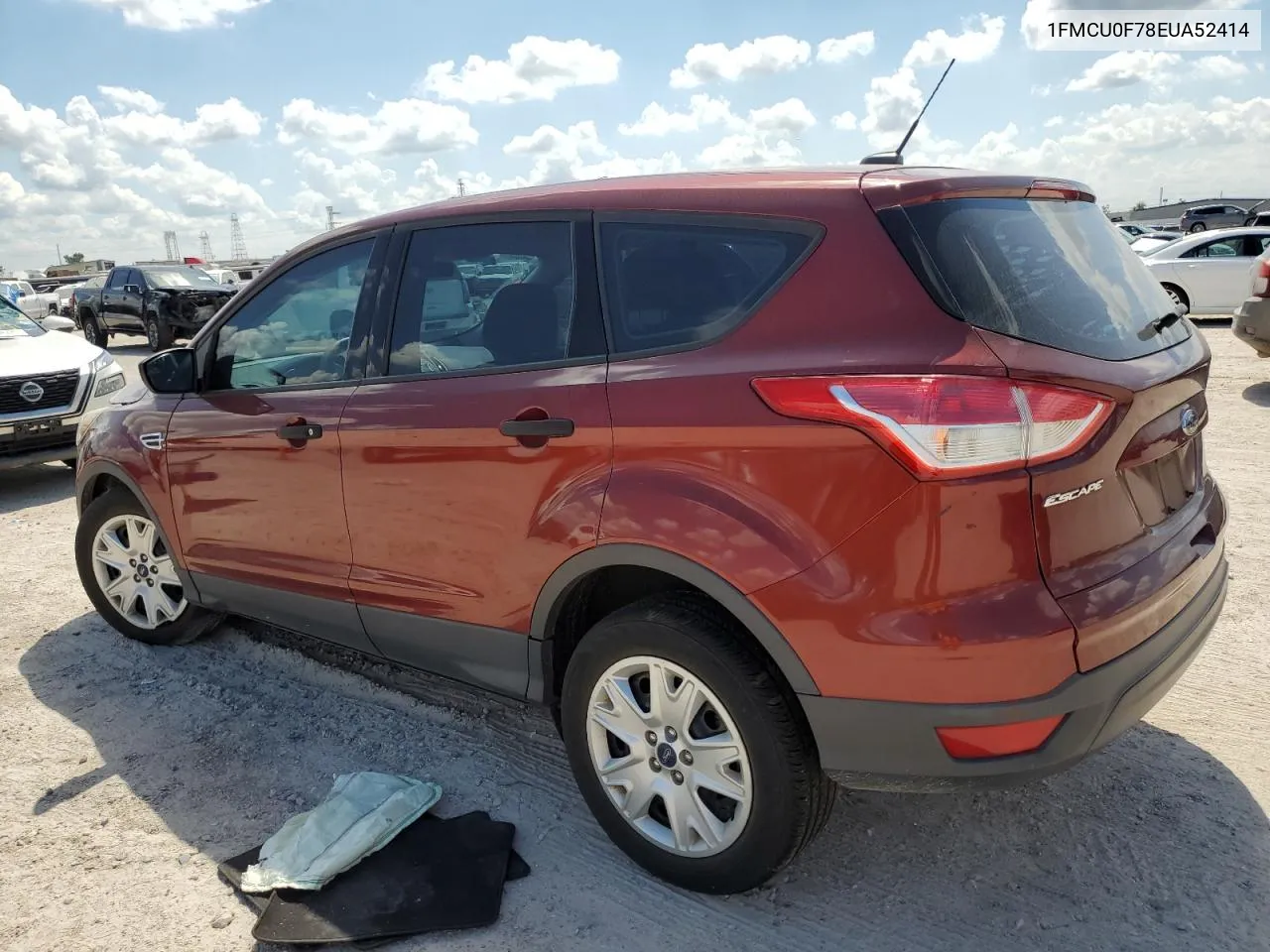 2014 Ford Escape S VIN: 1FMCU0F78EUA52414 Lot: 72281994