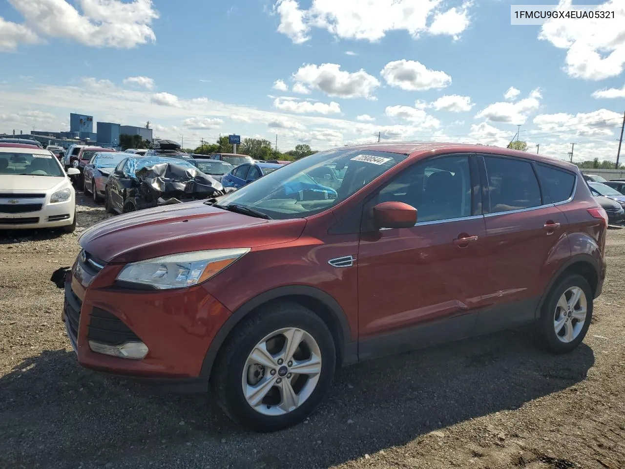 2014 Ford Escape Se VIN: 1FMCU9GX4EUA05321 Lot: 72500544