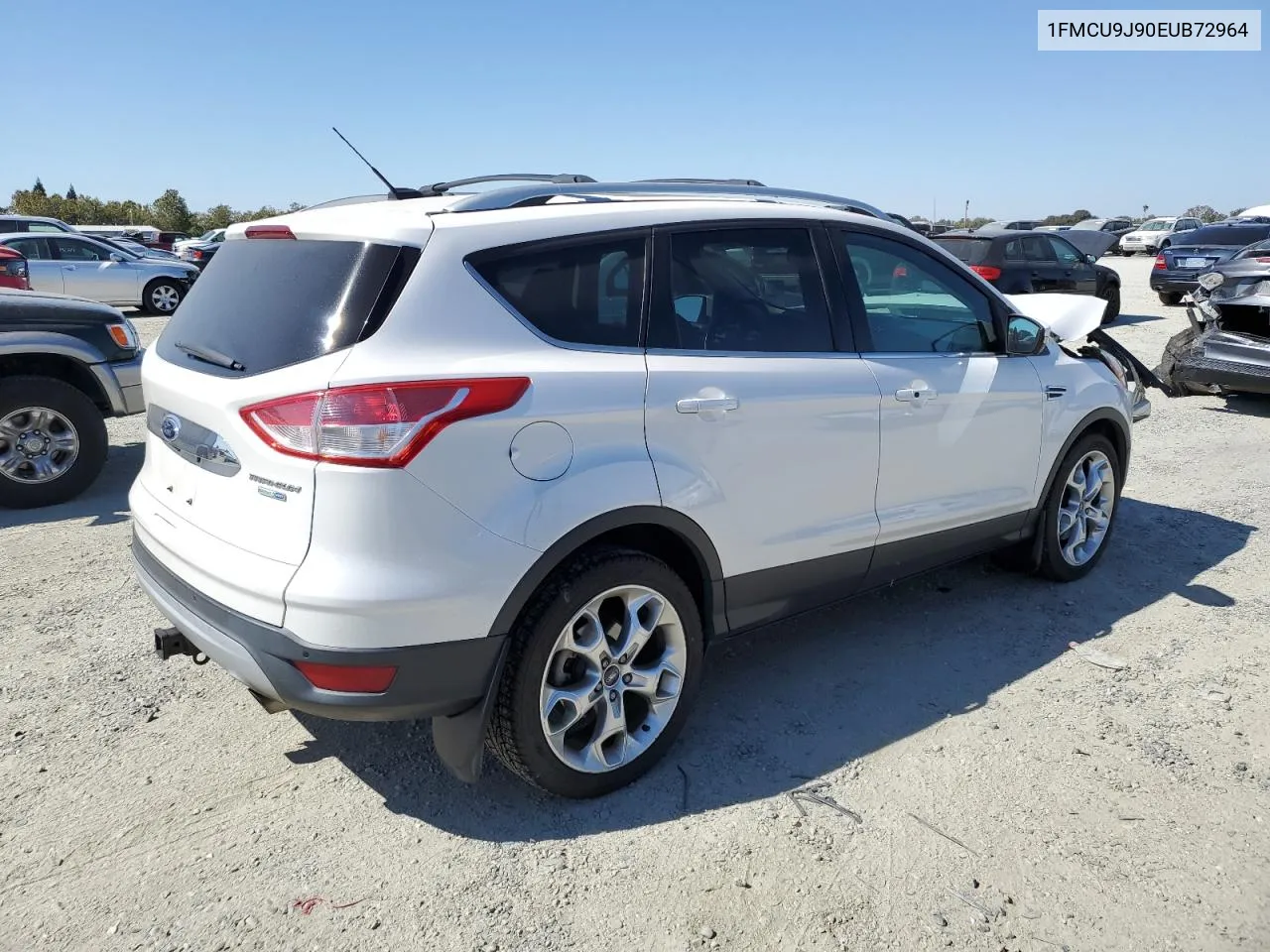 2014 Ford Escape Titanium VIN: 1FMCU9J90EUB72964 Lot: 72837344