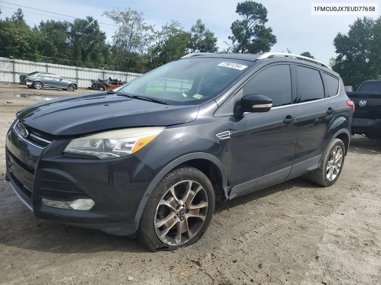 2014 Ford Escape Titanium VIN: 1FMCU0JX7EUD77658 Lot: 72901254