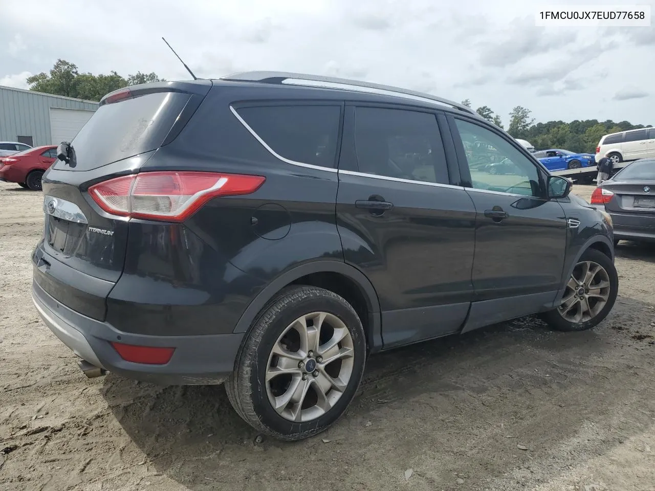 2014 Ford Escape Titanium VIN: 1FMCU0JX7EUD77658 Lot: 72901254