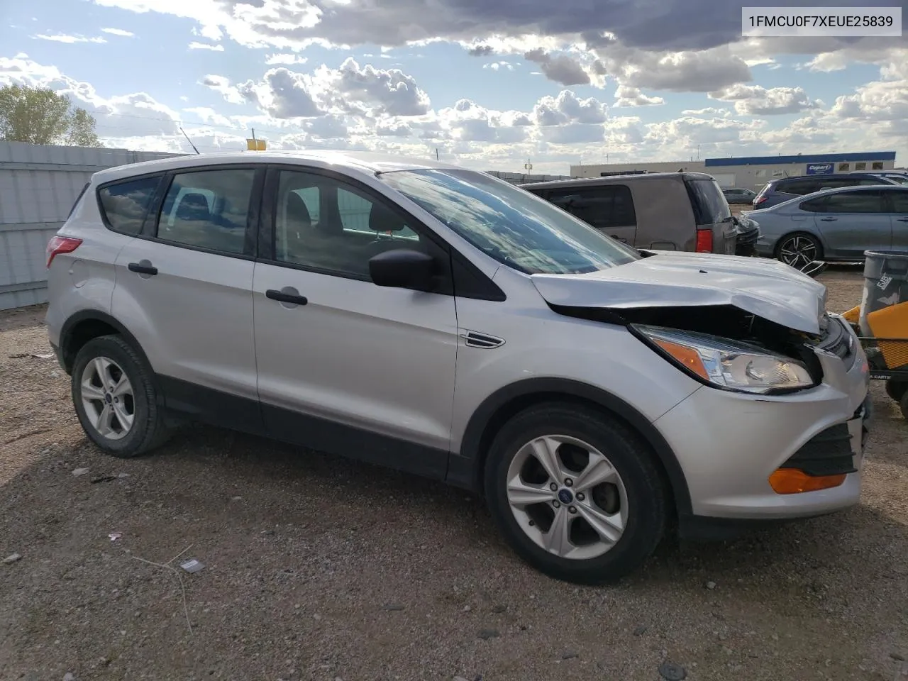 2014 Ford Escape S VIN: 1FMCU0F7XEUE25839 Lot: 72954754