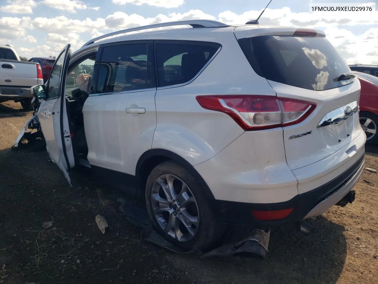 2014 Ford Escape Titanium VIN: 1FMCU0J9XEUD29976 Lot: 73044874