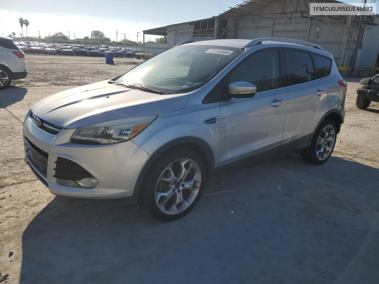 2014 Ford Escape Titanium VIN: 1FMCU0J95EUE46882 Lot: 73145564