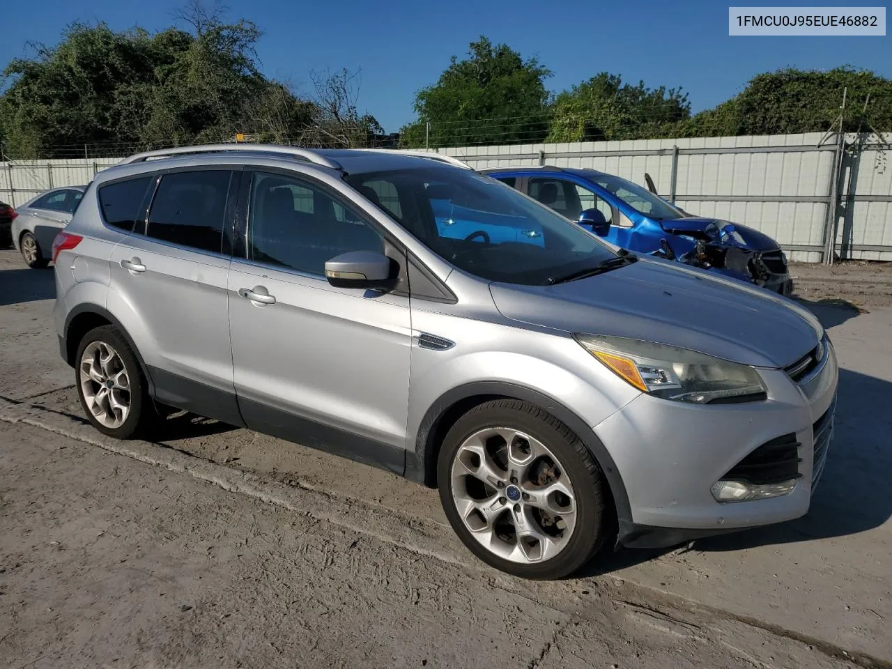 2014 Ford Escape Titanium VIN: 1FMCU0J95EUE46882 Lot: 73145564