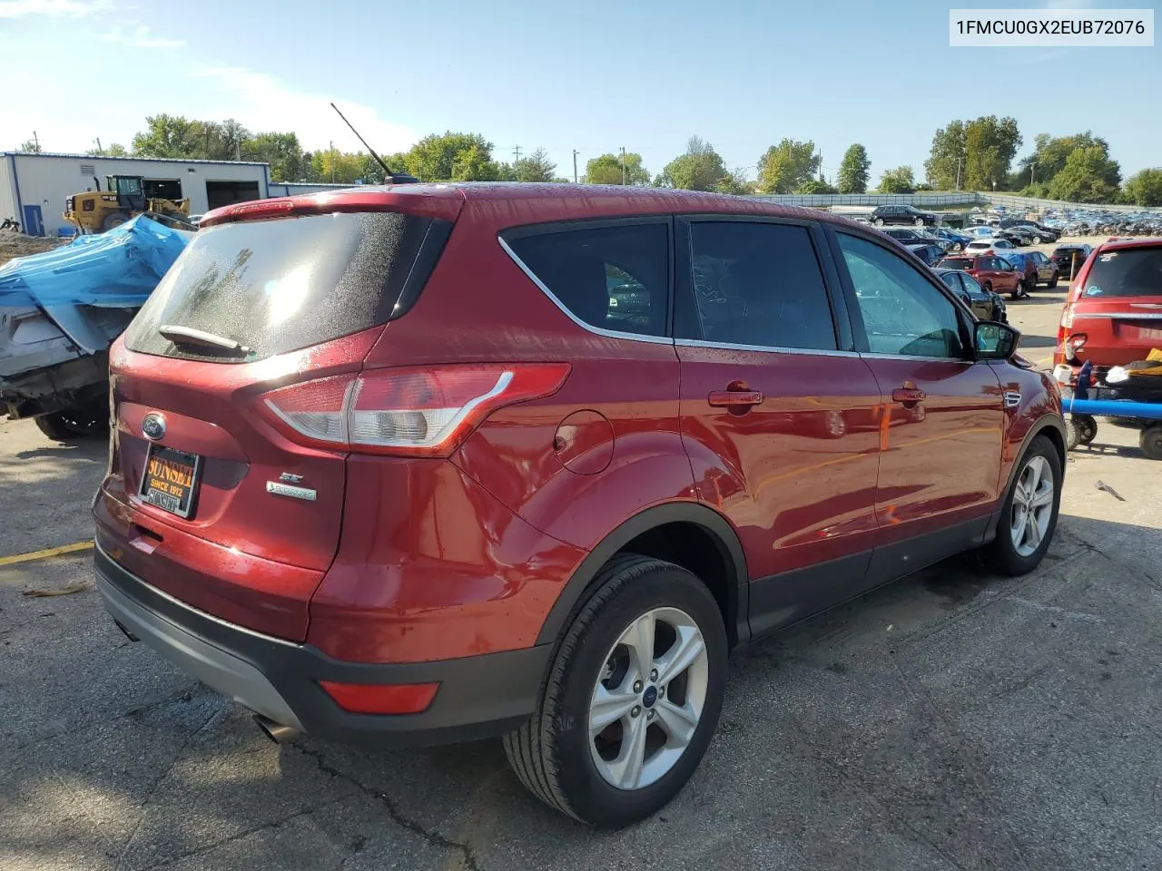 2014 Ford Escape Se VIN: 1FMCU0GX2EUB72076 Lot: 73174984