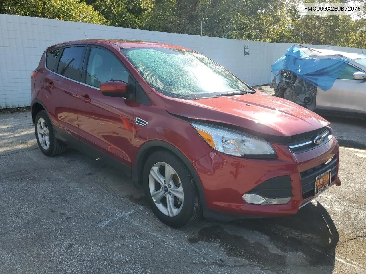 2014 Ford Escape Se VIN: 1FMCU0GX2EUB72076 Lot: 73174984