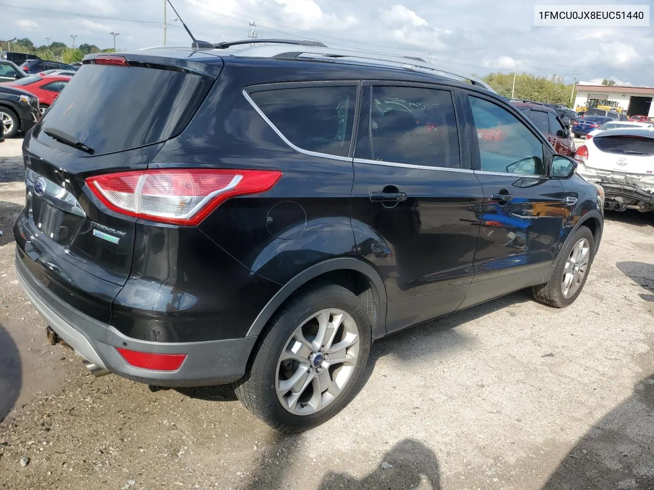 2014 Ford Escape Titanium VIN: 1FMCU0JX8EUC51440 Lot: 73396364