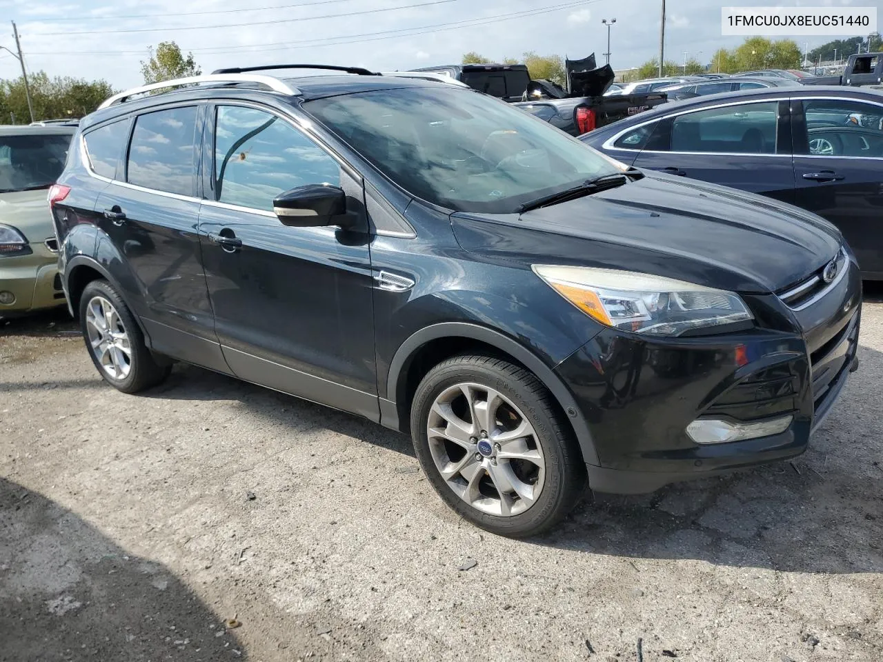 2014 Ford Escape Titanium VIN: 1FMCU0JX8EUC51440 Lot: 73396364